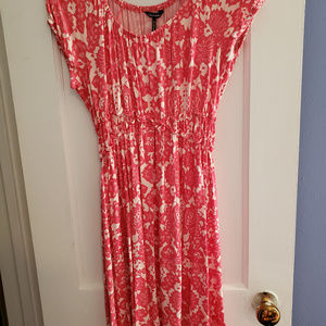 Pink and White Daisy Fuentes Dress